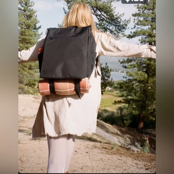 Béis Travel The Hanging Backpack, 2021 Camp Collection, Limited, New no tags Hanging Travel Backpack Bag main image 3